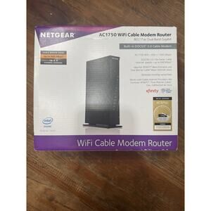 NETGEAR AC1750 C6300 Wifi Cable Modem Router Dual Band Gigabit Open Box